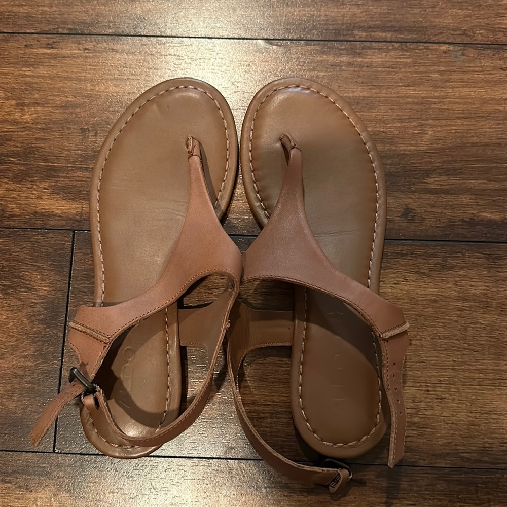 Brown sandals